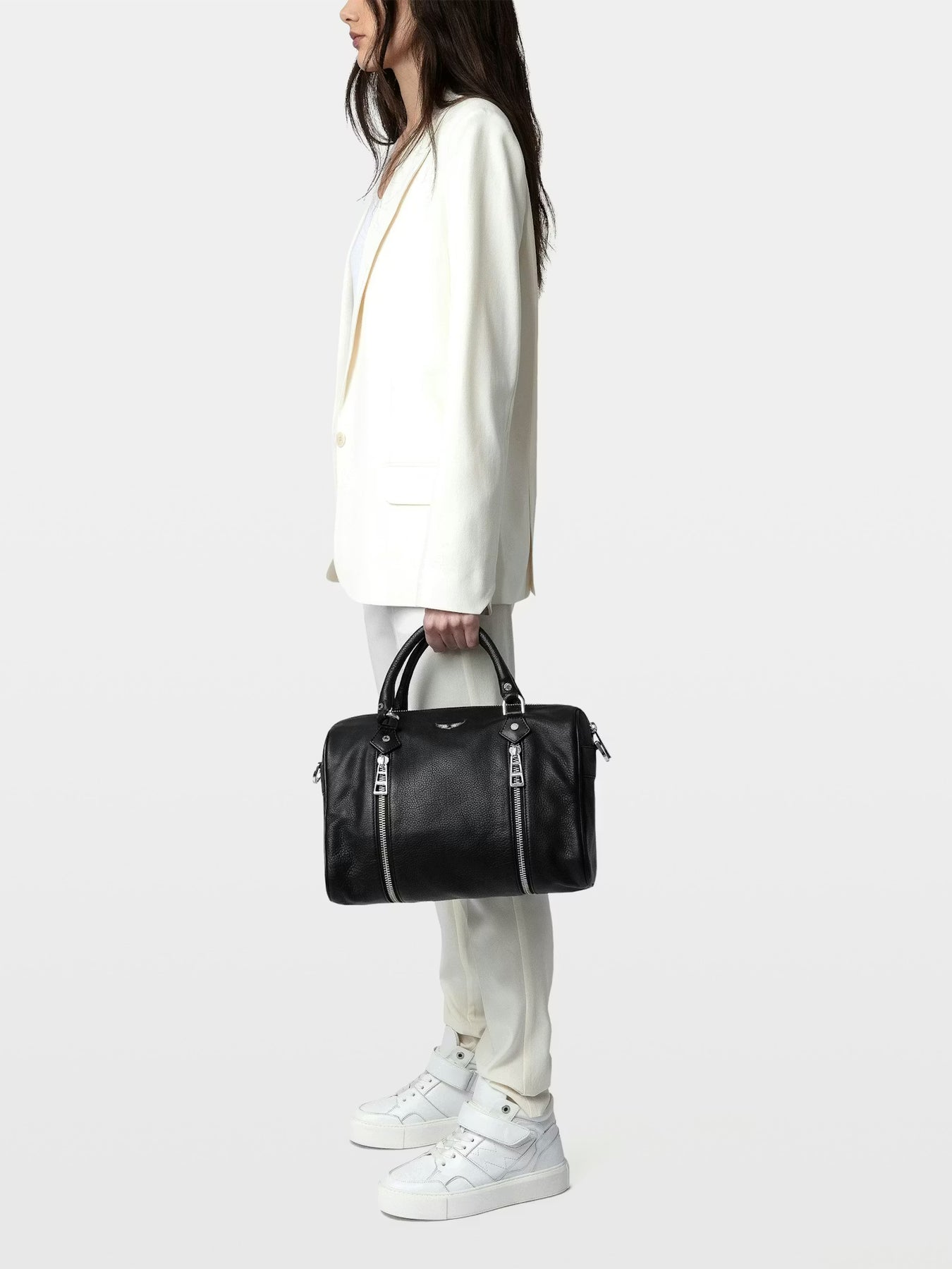 Sunny Medium Grained Leather - Noir