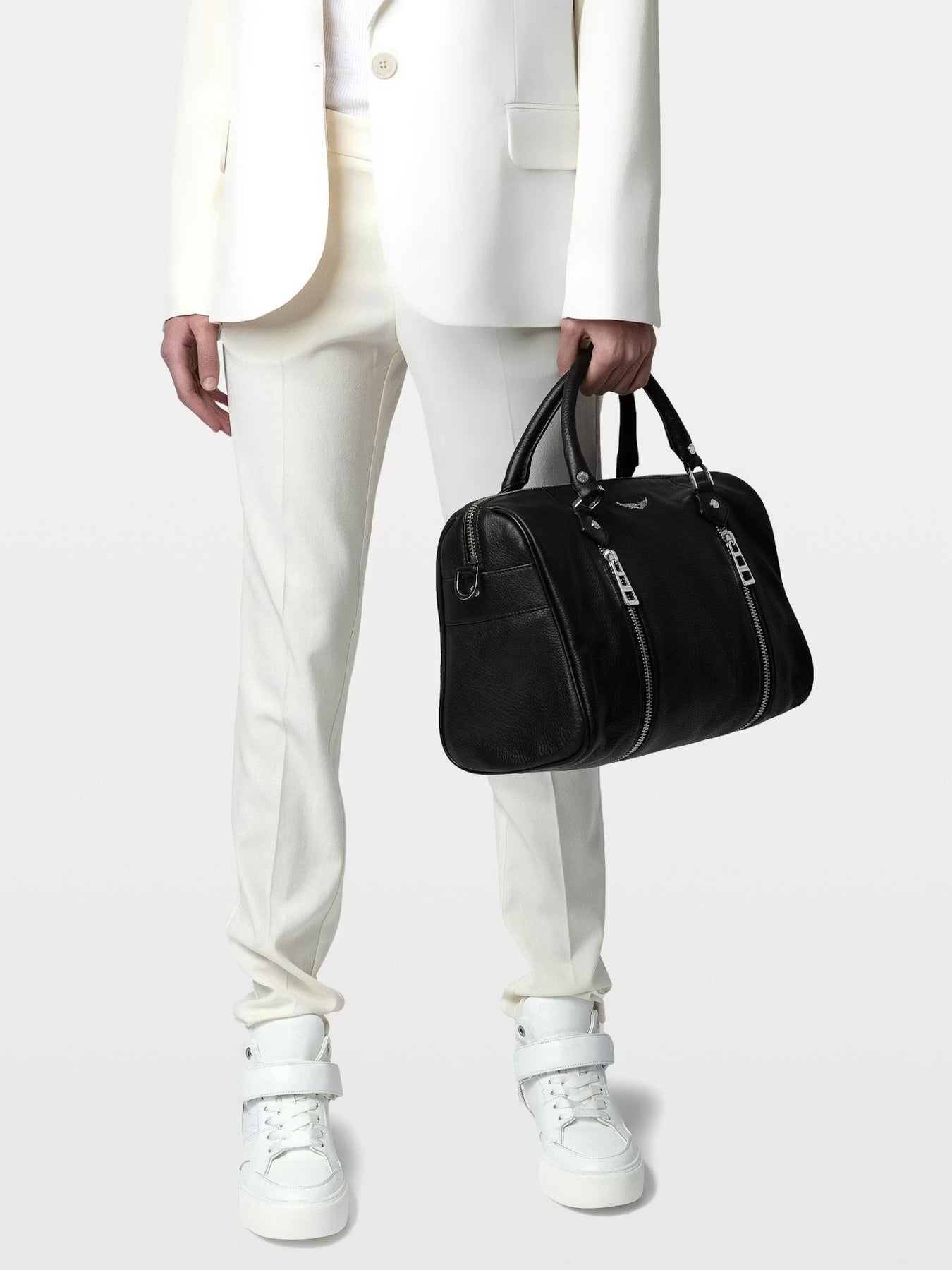 Sunny Medium Grained Leather - Noir
