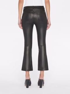 Le Crop Mini Boot - Washed Black
