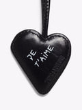 Flash Heart Keyring - Black
