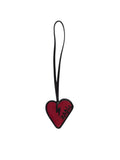Flash Heart Keyring - Black