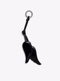 Rock Feather Keyring - Black