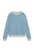 Lane Brioche - Ecru/Lt Blue