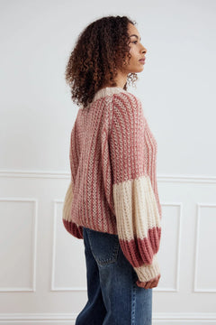 Liana Knit Sweater - Rose Cream