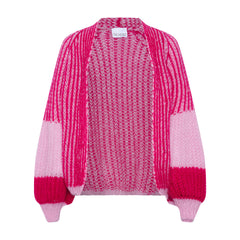 Liana Knit Cardigan - Pink Bubblegum