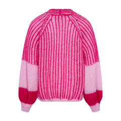 Liana Knit Cardigan - Pink Bubblegum