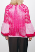 Liana Knit Cardigan - Pink Bubblegum