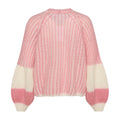 Liana Knit Cardigan - White/Rose