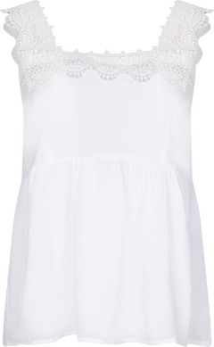 Lili Voile Top - White
