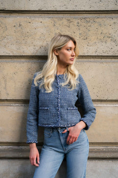Lily Jacket - Navy Melange