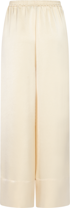 Liz Heavy Satin Pants - Butter Yellow