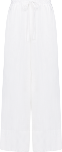 Liz Soft Linen Pants - White
