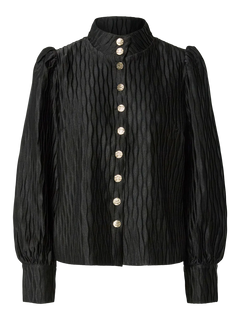 Yasripple Ls Shirt S. - Black