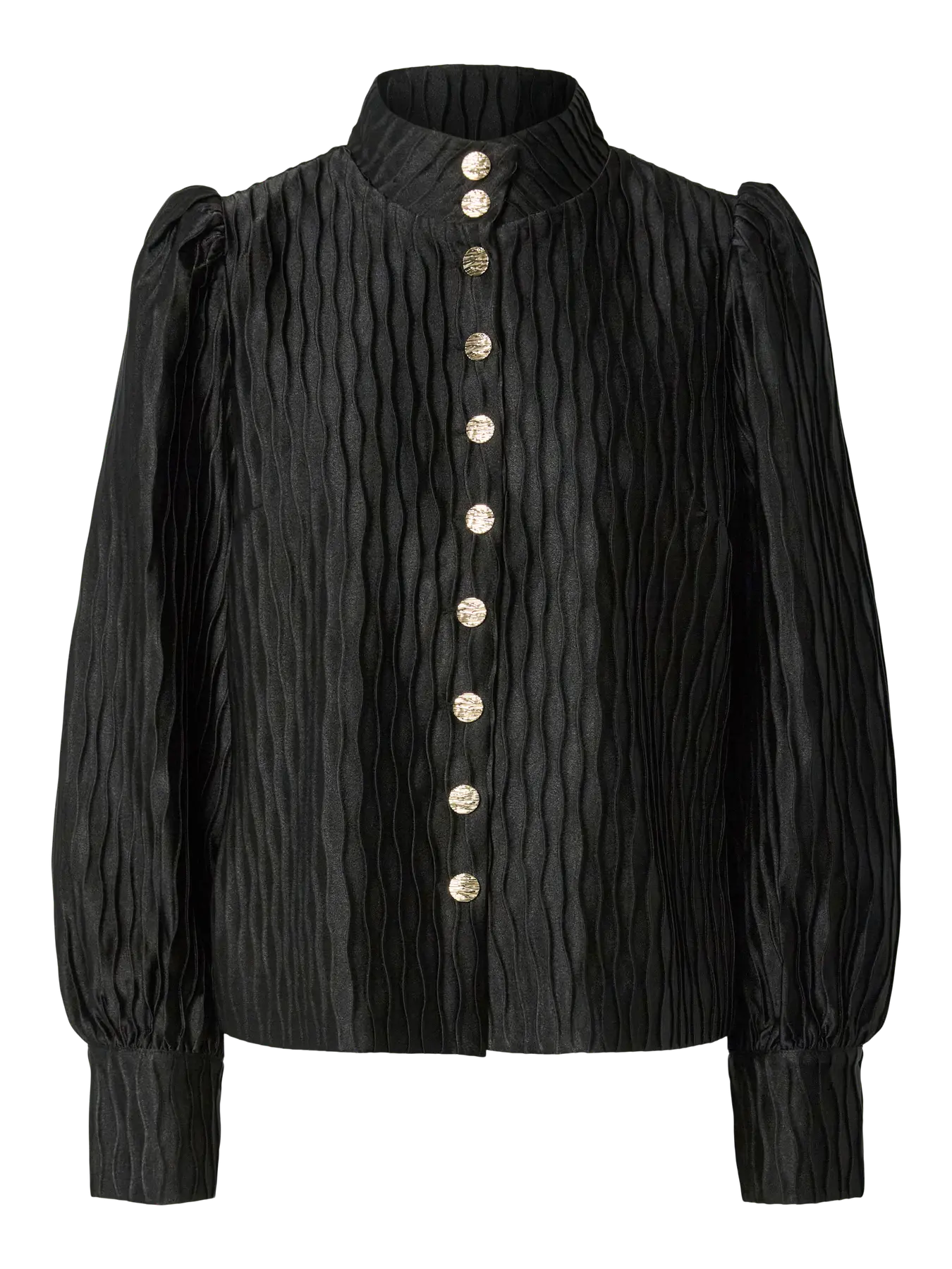 Yasripple Ls Shirt S. - Black