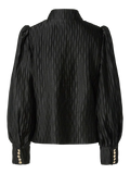 Yasripple Ls Shirt S. - Black