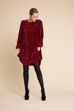 Luna Sequins - Red