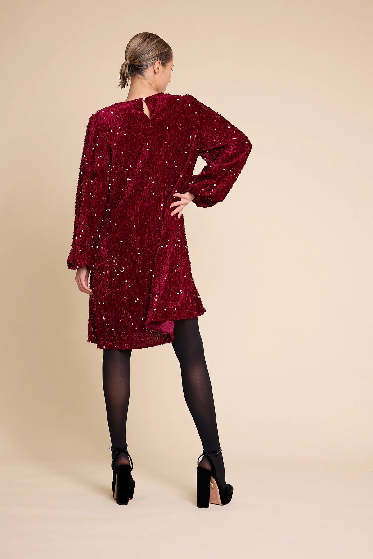 Luna Sequins - Red