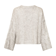 Lyza Sh Knit - Light Grey Melange
