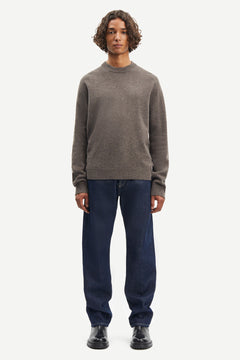 Isak Knit Sweater - Major Brown