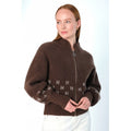 Märtha Short Jacket - Dark Earth