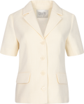 MA Short Sleeve Blazer - Butter Yellow