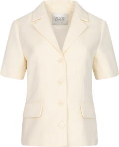MA Short Sleeve Blazer - Butter Yellow