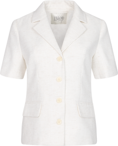 MA Short Sleeve Blazer - Off White