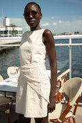 Bruna Ramie Dress - Natural