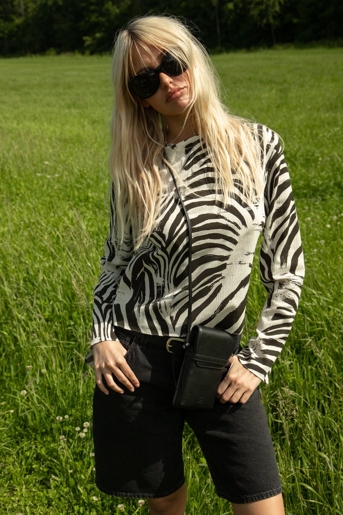 Samiller Ls Top - Faded Zebra
