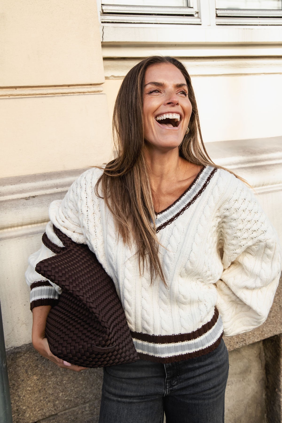 St Barths Medium Tote - Chocolate