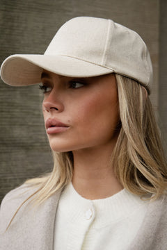 Lotta Linen Cap - Sand