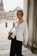 Anine Figure Cardigan - Off White