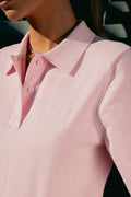 Esther Polo Knit Top - Pink