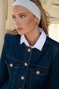 Pernilla Denim Jacket - Dark Blue