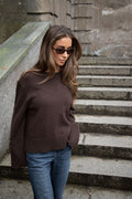 Mari Wool Sweater - Dark Brown
