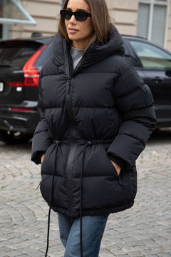 Pernille Down Puffer Jacket - Black