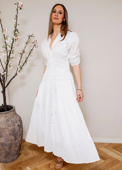 Fabienne Dress - Pure White
