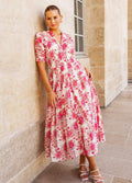 Fabienne Dress - Rasberry