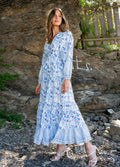Elodie Dress - Capri Blue