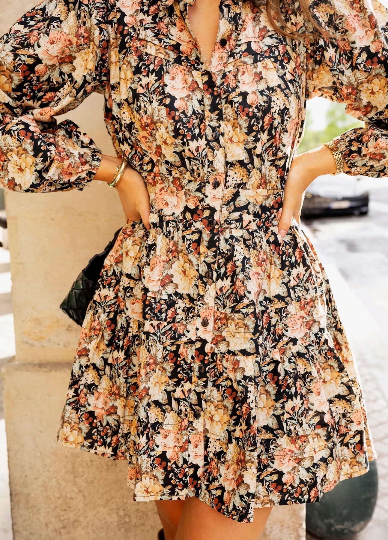 Vicky Dress - Soft Botanic
