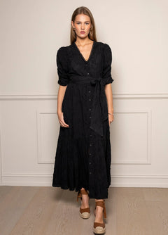 Sylvie Dress - Matte Black