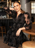 Noor Dress - Shiny Black