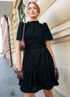 Jolie Dress - Velvet Black