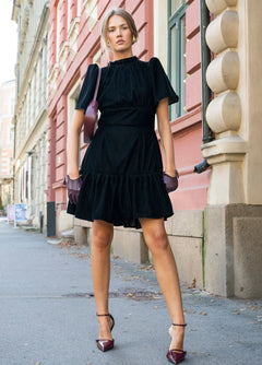 Jolie Dress - Velvet Black