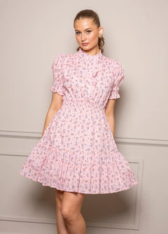 Millie Dress - Pink Flora