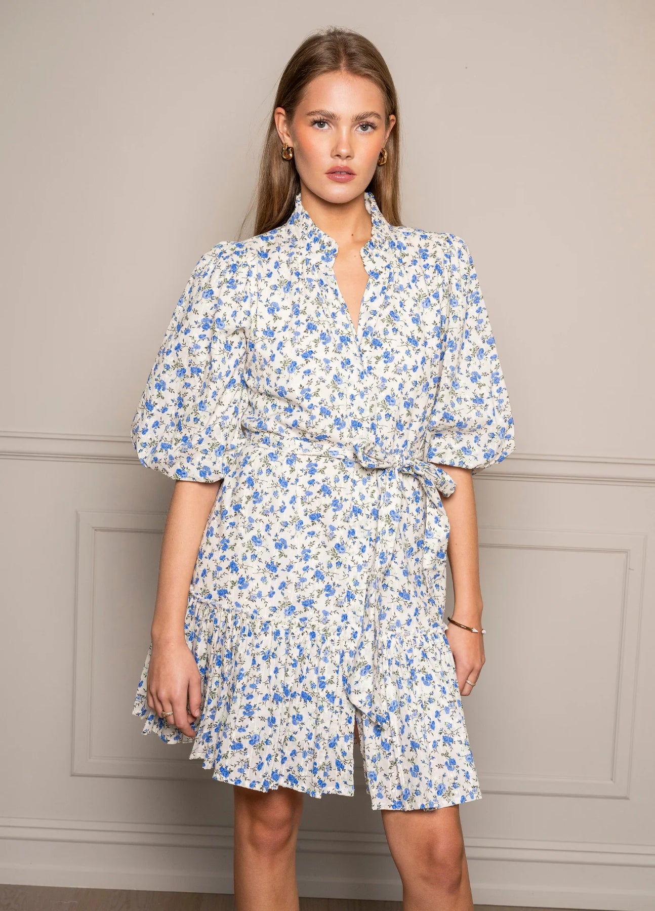 Camille Dress - Spring Blue