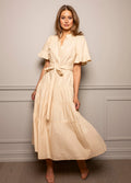 Gaia Dress - Lemon Poplin
