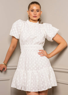 Louann Dress - Powder