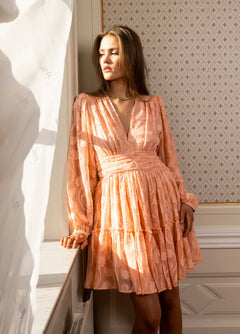 Noor Dress - Soft Peach