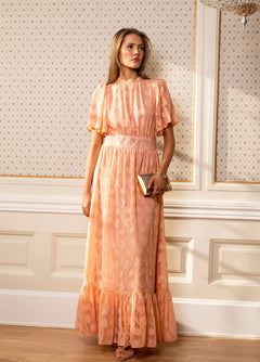 Heena Dress - Soft Peach
